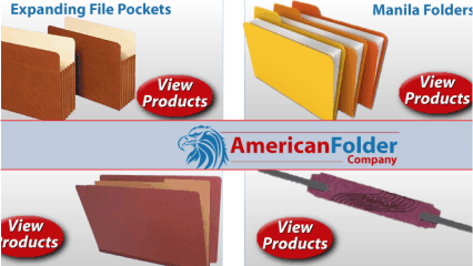 eshop at American Folder Company's web store for Made in the USA products
